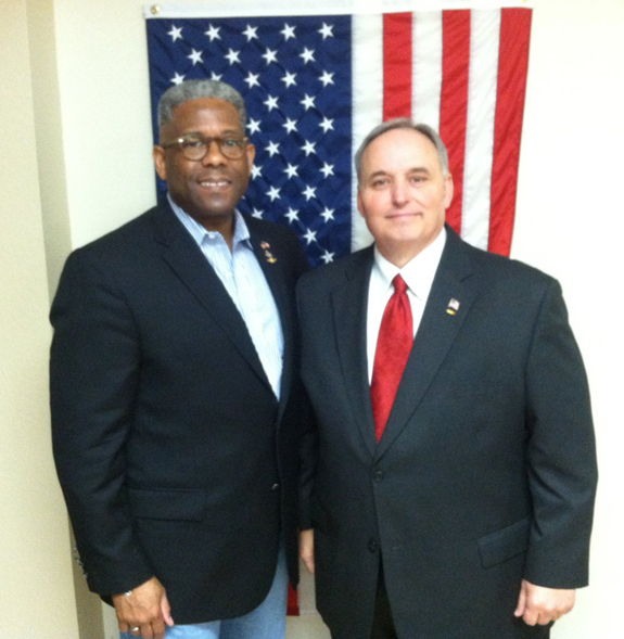 Mike Lee with Allen West